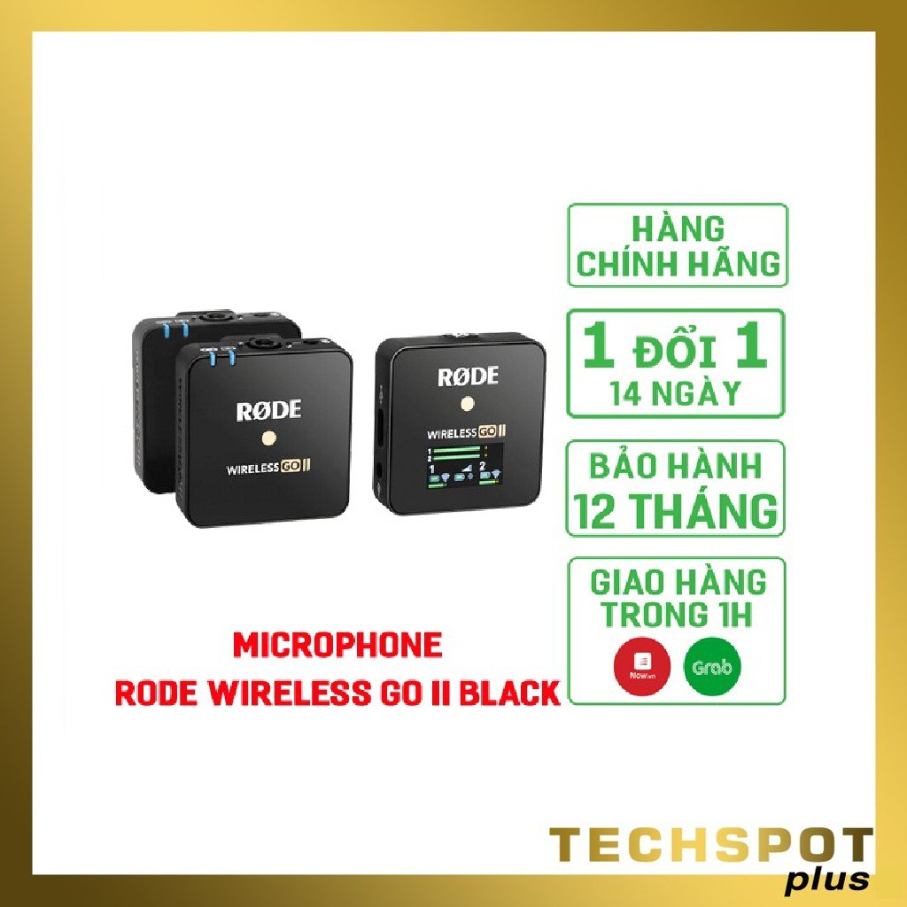 Microphone Rode Wireless Go II (Chính Hãng) Tiếp nối thành công của dòng micro không dây nhỏ nhất thế giới, thương hiệu