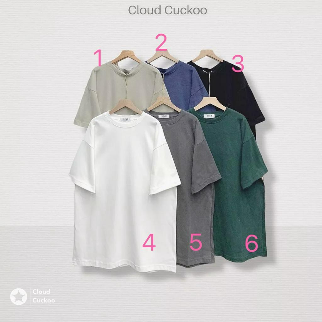 Áo Phông Unisex Trơn Basic Dáng Rộng Ovesize Chất Cotton Mềm Mại Thông Thoáng Không Bị Bí - Mã Số: 3158003