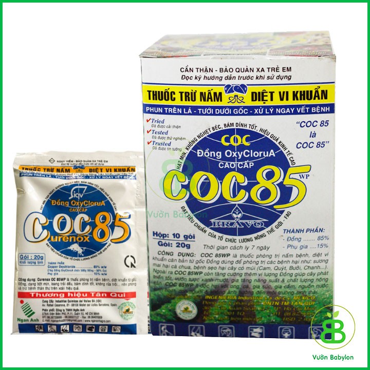 Thuốc Phòng Trừ Nấm Bệnh Coc85