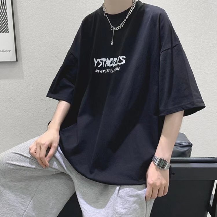 Áo thun Unisex form rộng tay lỡ, Áo phông nam nữ cotton thấm hút, dày dặn mềm mịn họa tiết TODAY