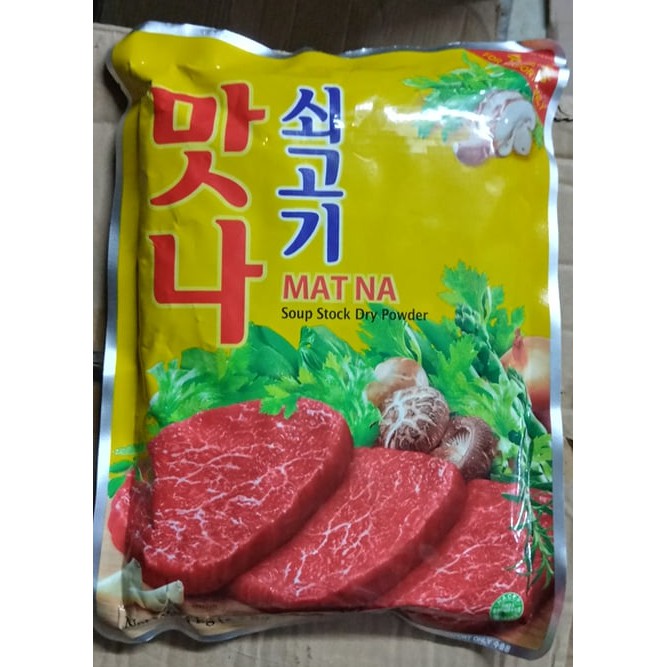 Bột nêm bò, hạt nêm bò hàn quốc matna 1kg - 맛나 쇠고기