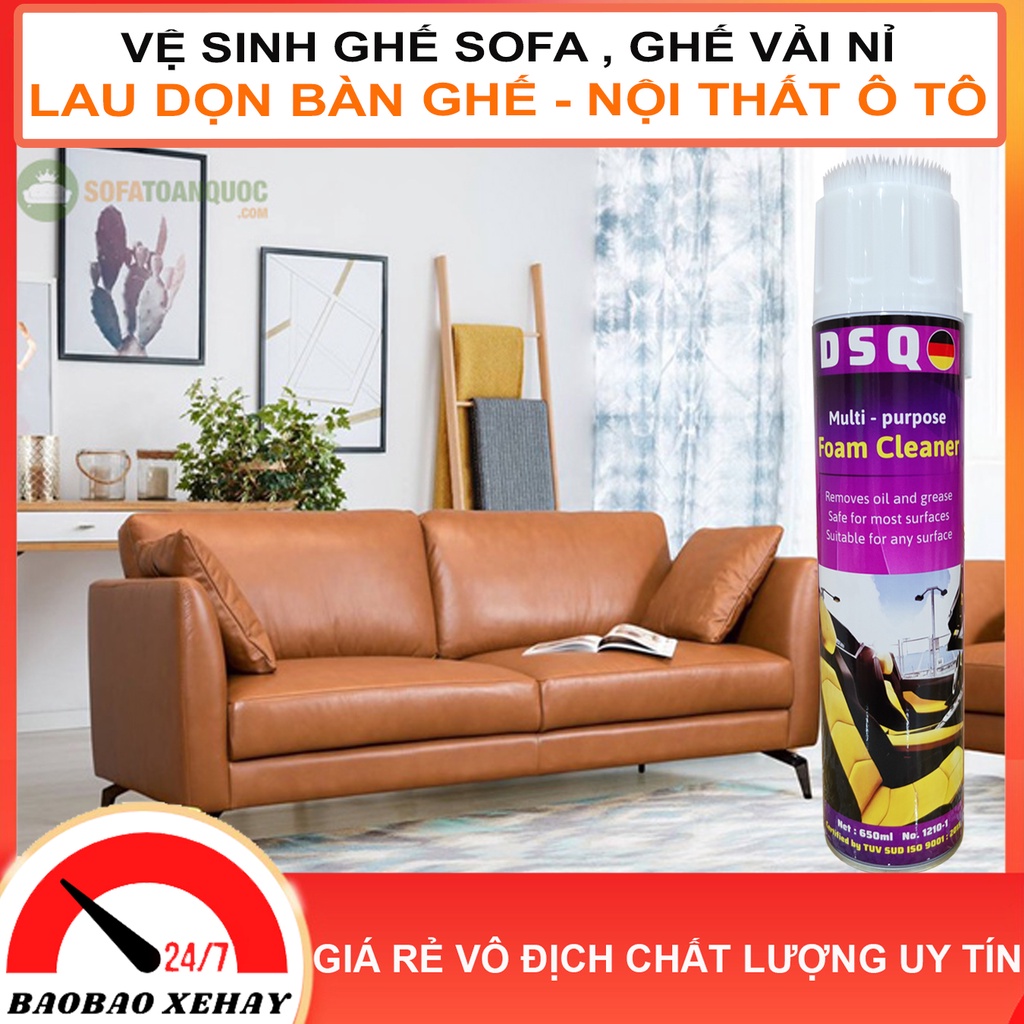 Vệ Sinh Sofa - Vệ Sinh Ghế Da - Làm Sạch Ghế Vải, Nỉ, Nội Thất Ô tô - Công Nghệ Bọt Sạch An Toàn