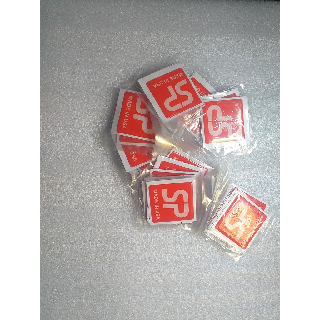 TEM DÁN THÙNG LOA SP MADE IN USA BẰNG NHỰA DẺO CÓ KEO DÍNH