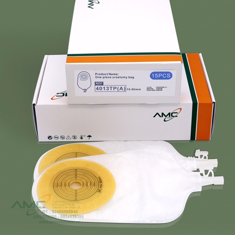 20 Túi nước tiểu nhân tạo 1 mảnh 4013TP 500ml tặng 2 túi nối ban đêm