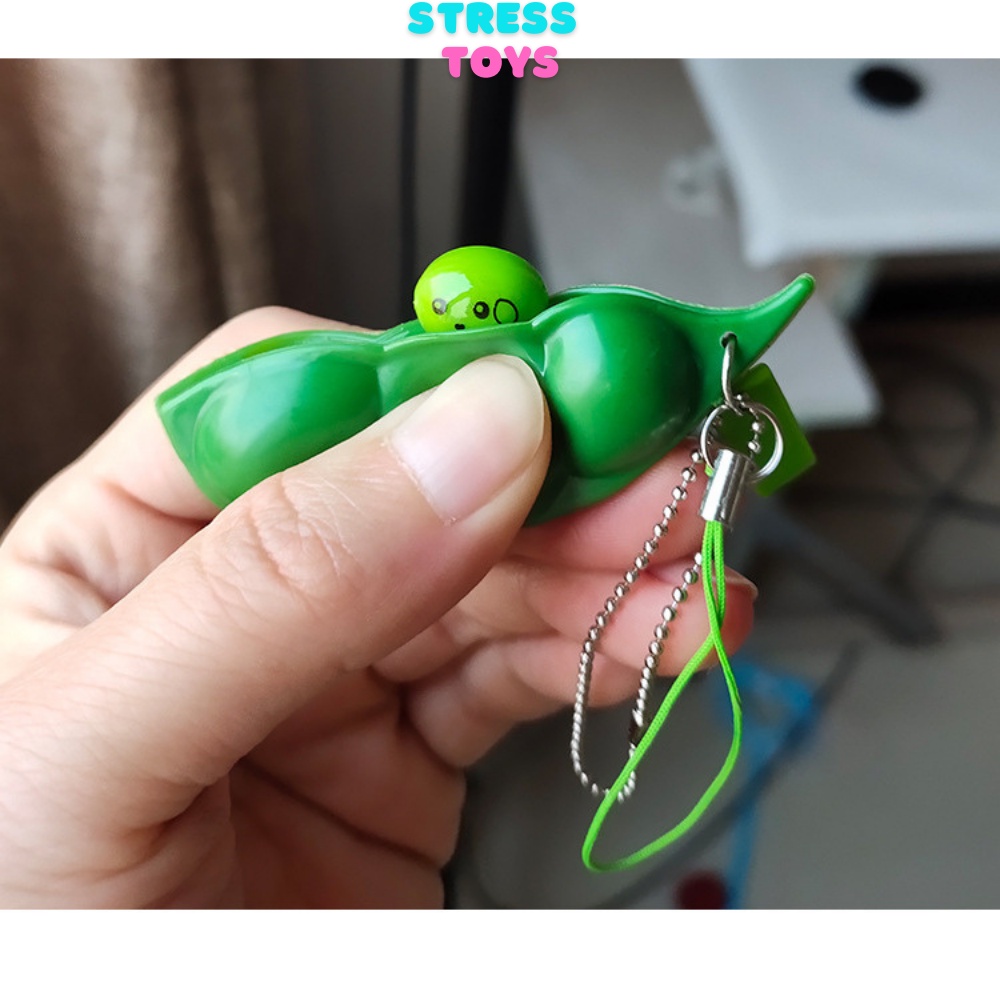 Móc khoá xe máy cute mini gà đẻ trứng, móc khóa hạt đậu xanh giá rẻ