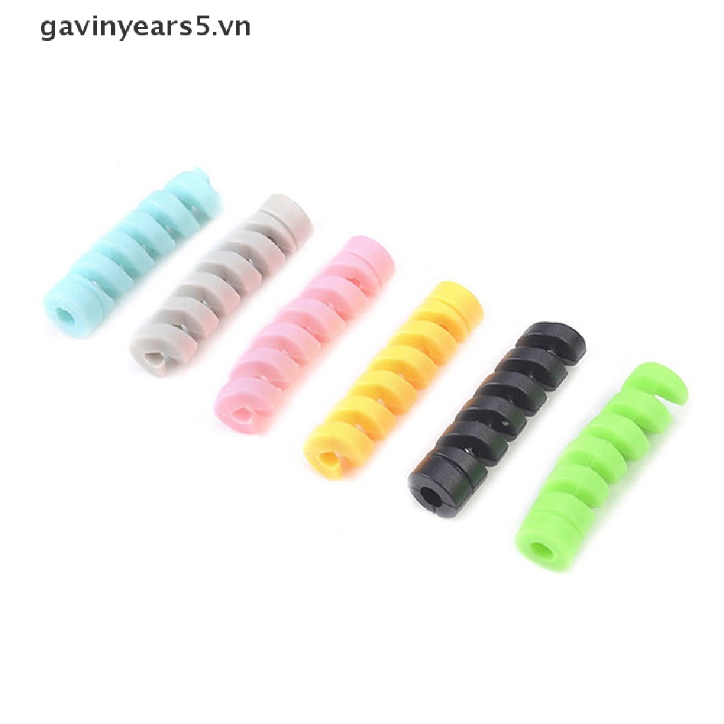 Set 10 Phụ Kiện Bảo Vệ Dây Cáp Sạc USB Cho iPhone 8 X