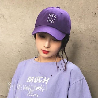 Mũ Tím lưỡi trai Pit a Pat - Nón phớt Tím Unisex