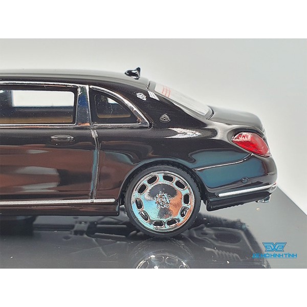 Xe Mô Hình Mercedes - Maybach S600 Pullman  1:64 Stance Hunters (Đen)