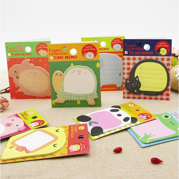 Set 50 tờ giấy ghi chú màu gradient dễ thương