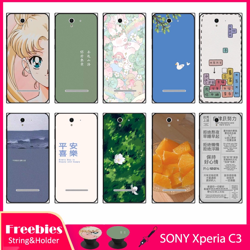 Ốp Lưng Silicon Thời Trang Cho Điện Thoại SONY Xperia C3/S55T/S55U 5.5 inch