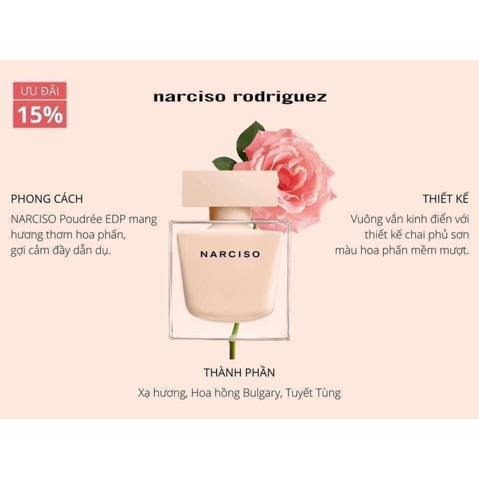 [Mẫu thử] Nước hoa nữ Narciso Rodriguez Poudree EDP