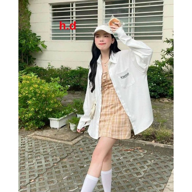 Sơ Mi Nữ REGOD Hàn Quốc  Áo sơmi công sở đi học sang chảnh Vintage tay dài