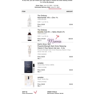 [Bill Sephora US] Serum sáng da, mờ nám The Ordinary Ascorbic Acid 8% + Alpha Arubtin 2%