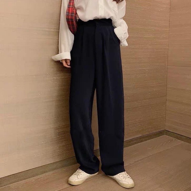 Quần ống rộng nữ culottes xuông dài lưng cao kiều Hàn Quốc cho nữ QD04