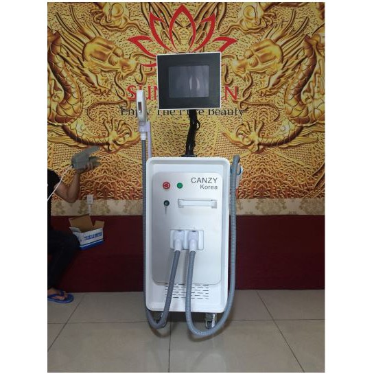 Máy 2in1 Triệt lông &amp; Laser Canzy Korea (bảo hành trọn đời)