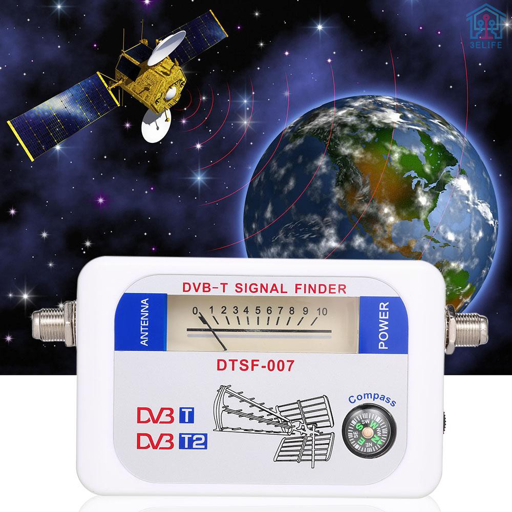 【E&amp;V】SF-007W Satellite Signal Finder DVB-T Digital Signal Finder TV Receiver with Compass Pointer