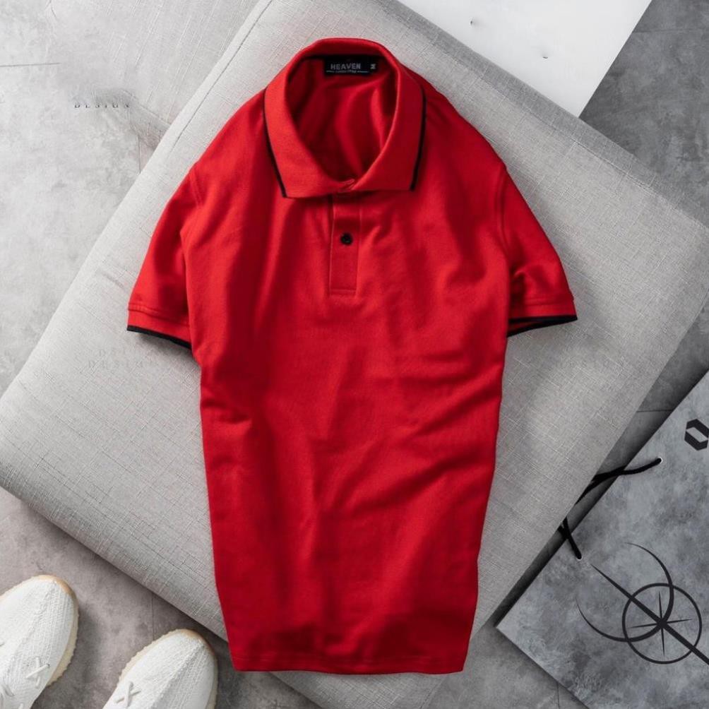 Áo Polo Nam Nữ Unisex Aristino - Áo Phông Nam Nữ Polo Có Cổ Siêu Đẹp - Phối viên đẹp, vải mềm, co giãn, mặc siêu mát ✔️