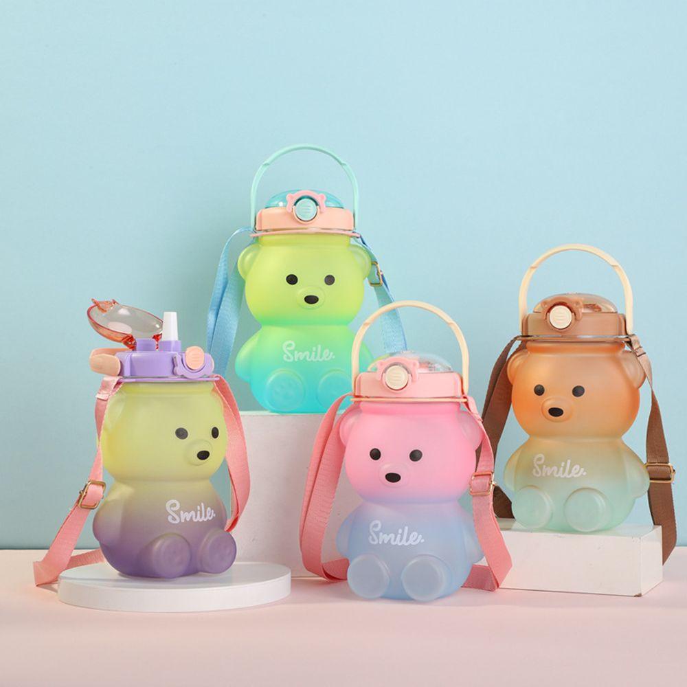Bình Nước Thể Thao 800ML Họa Tiết Hoạt Hình Dễ Thương