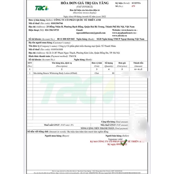 Sữa Dưỡng Thể Trắng Da BENEW Milk Body Lotion