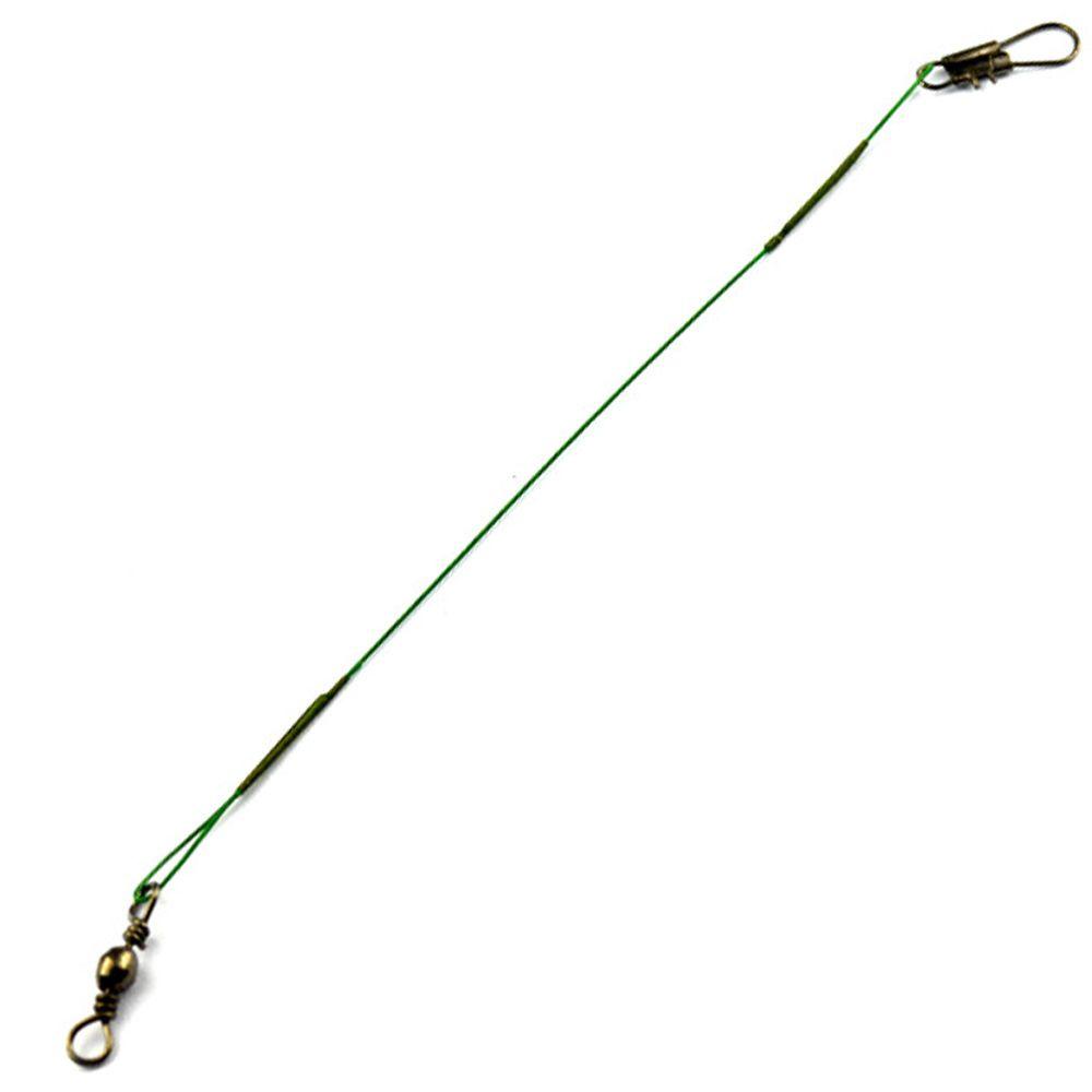 Set 10 Dây Chì Câu Cá 28cm Màu Xanh Lá Đậm Chất Lượng Cao