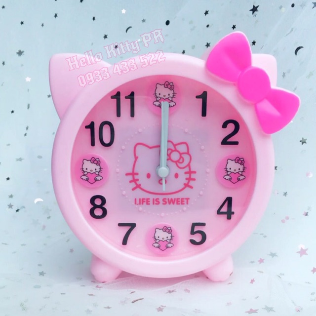 Đồng hồ báo thức Hello Kitty - Doremon Doraemon