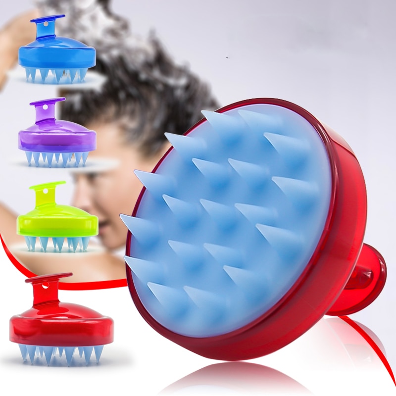 Lược Silicone Mát Xa Da Đầu Tiện Dụng