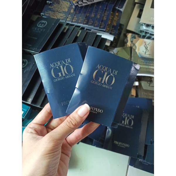[ Ảnh thật ] Vial Nước Hoa Giorgio Armani Profondo