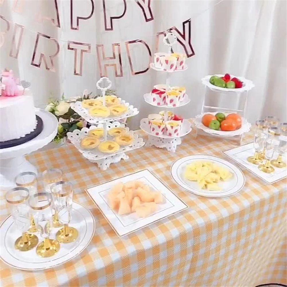 Giá Đỡ Bánh Kem / Món Tráng Miệng Bằng Nhựa Hình Bàn Chân Cao Trang Trí Tiệc Cưới