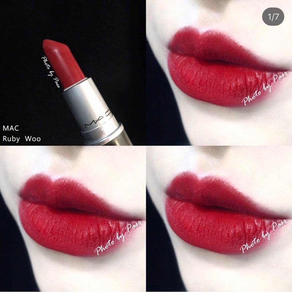 Son MAC Ruby Woo 707 Màu Đỏ Cổ Điển – Retro Matte