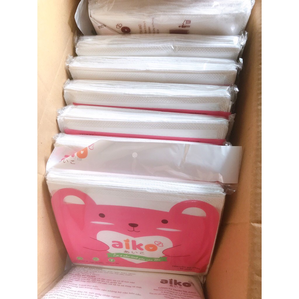 TẤM LÓT SU SƠ SINH AIKO - Gói 30 Miếng