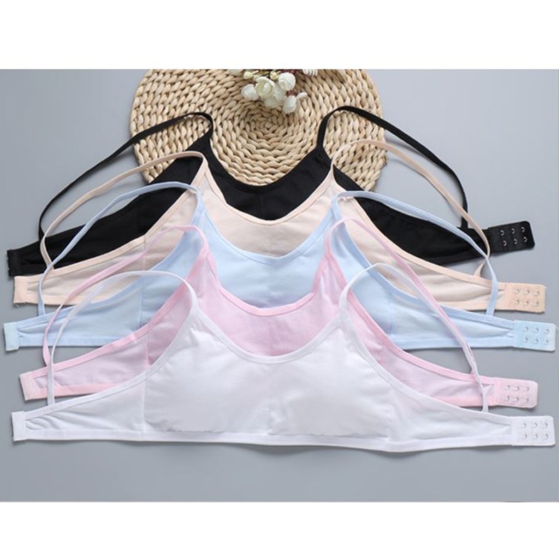 Áo ngực thể thao vải cotton mềm có đệm lót ngực cho nữ tuổi teen