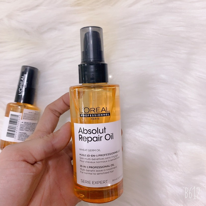 (CHÍNH HÃNG )Tinh dầu bóng 10 trong 1 nuôi dưỡng tóc hư tổn, khô sơ L'oreal Professionnel Repair Gold 30ml-100ML