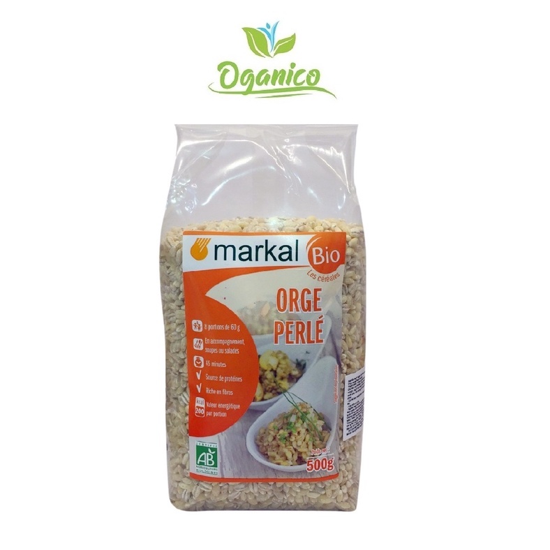 Hạt ý dĩ hữu cơ, hạt lúa mạch ngọc trai Markal 500g nấu cháo cho bé, giảm cân HDH