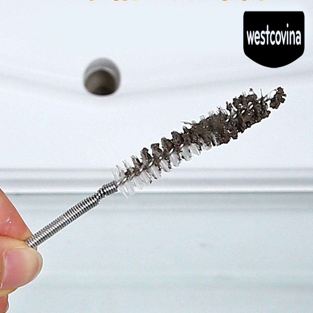 [Hot]☀ Bàn Chải Vệ Sinh Ống Thoát Nước Tủ Lạnh Bằng Thép Không Gỉ