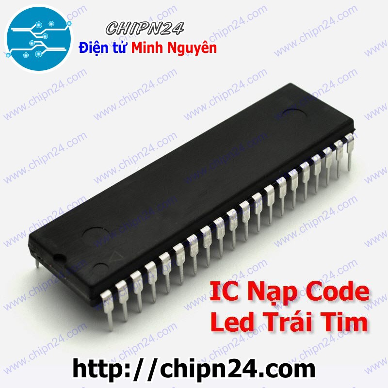 [1 CON] (DIP) IC NẠP CODE LED TRÁI TIM