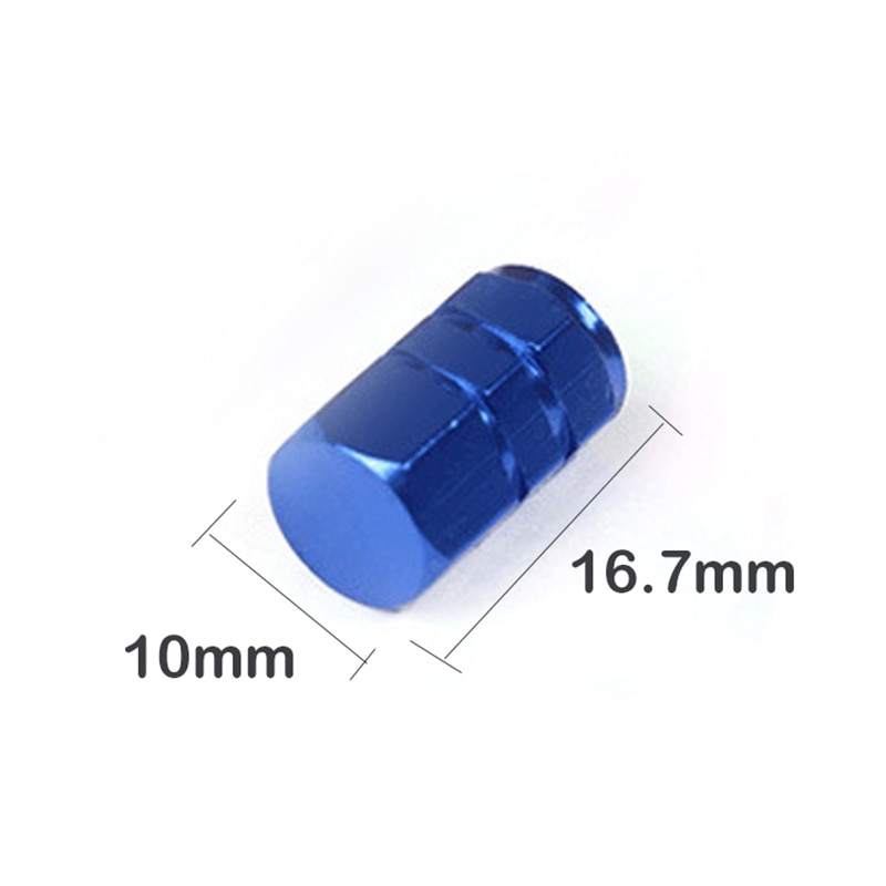 Bộ 4 Nắp Van Bánh Xe Hơi Bằng Nhôm Chống Trộm