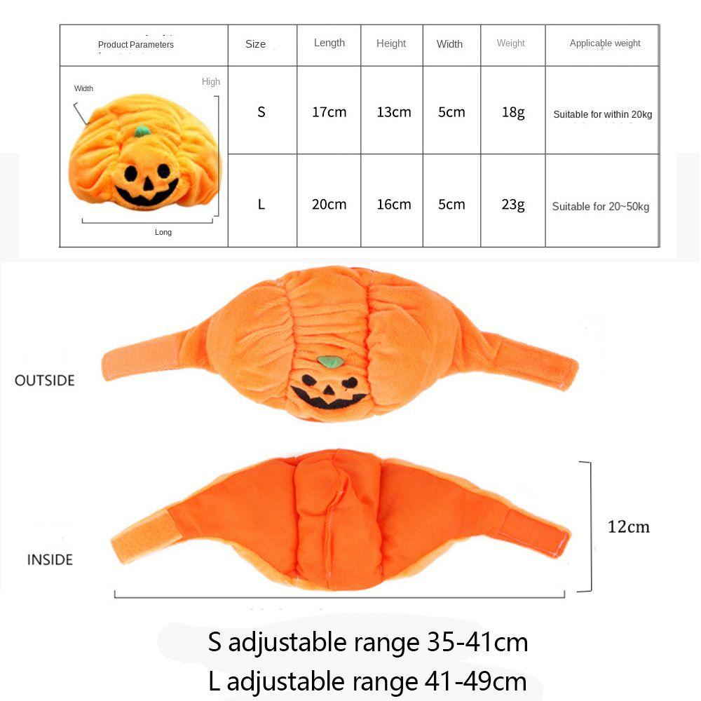 Mũ Hóa Trang Halloween Hình Quả Bí Ngô Vui Nhộn Cho Thú Cưng