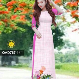 Vải áo dài 3D