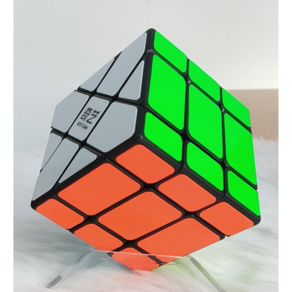 [SALE30% - FREESHIP] Đồ chơi Rubik biến thể QiYi 3X3 Fisher Cube Black/Stickerless ĐỒ CHƠI CAO CẤP KHÔNG CHÌ