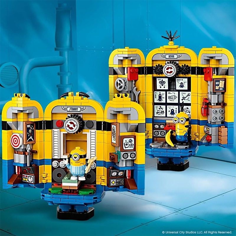 Đồ chơi lắp ráp mô hình A2112 Minions and their Lair xếp hình hang ổ minion mới nhất