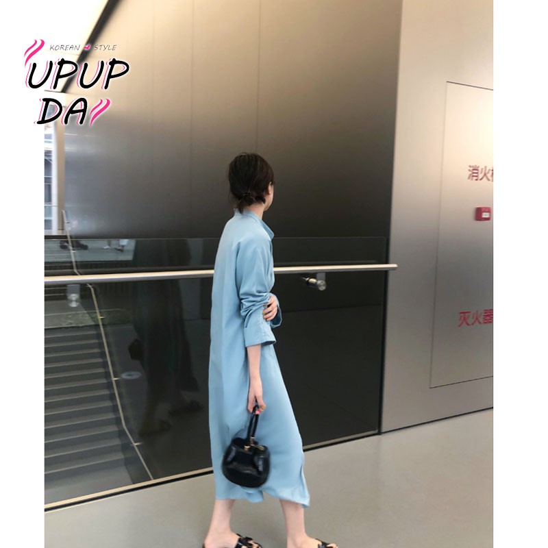 Đầm Sơ Mi Nữ Tay Dài Cổ Đứng | BigBuy360 - bigbuy360.vn