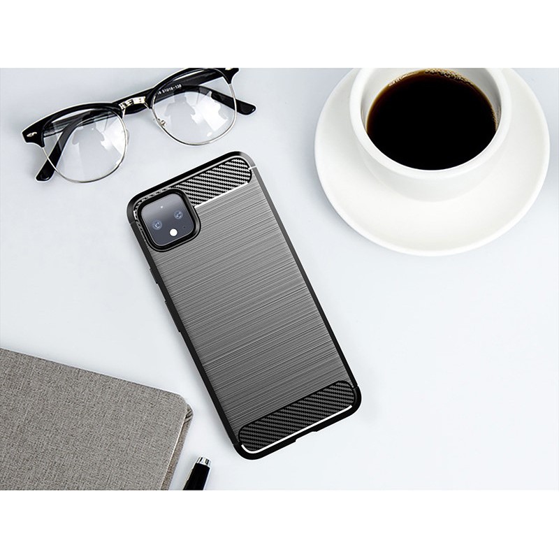 Ốp lưng Google Pixel 2 / 2 XL / 3 / 3 XL / 3A / 3A XL / 4 / 4XL/ 4A/ Pixel 5/ 5 XL vân xước carbon c