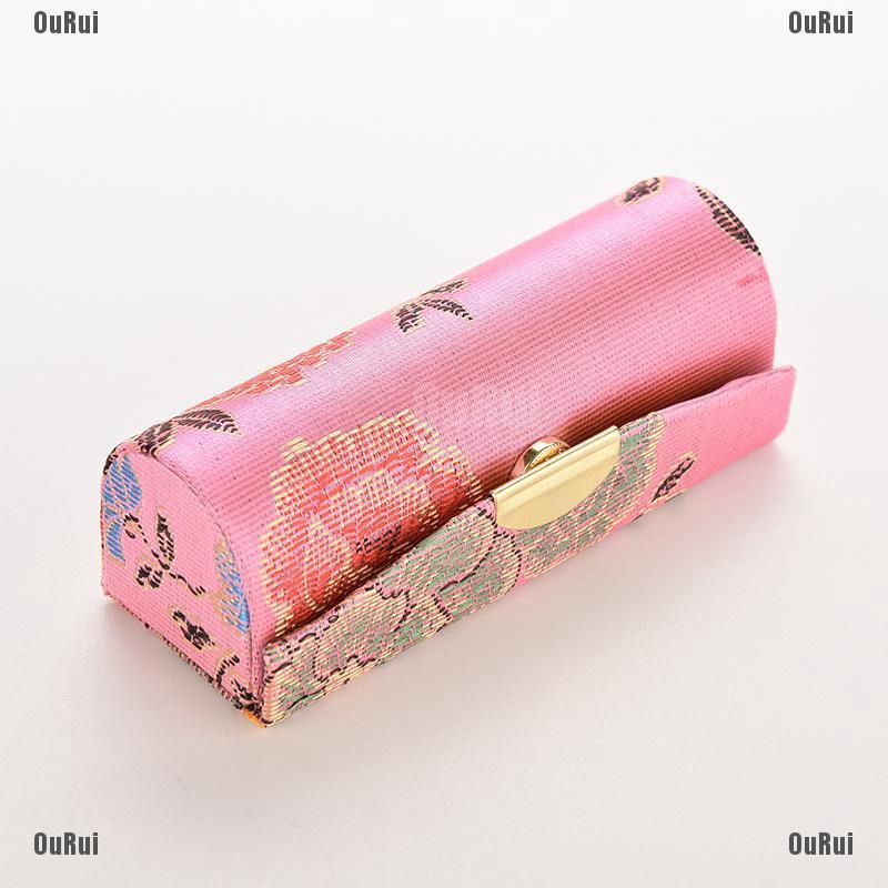 Hộp Đựng Son Môi Có Gương Phong Cách Retro