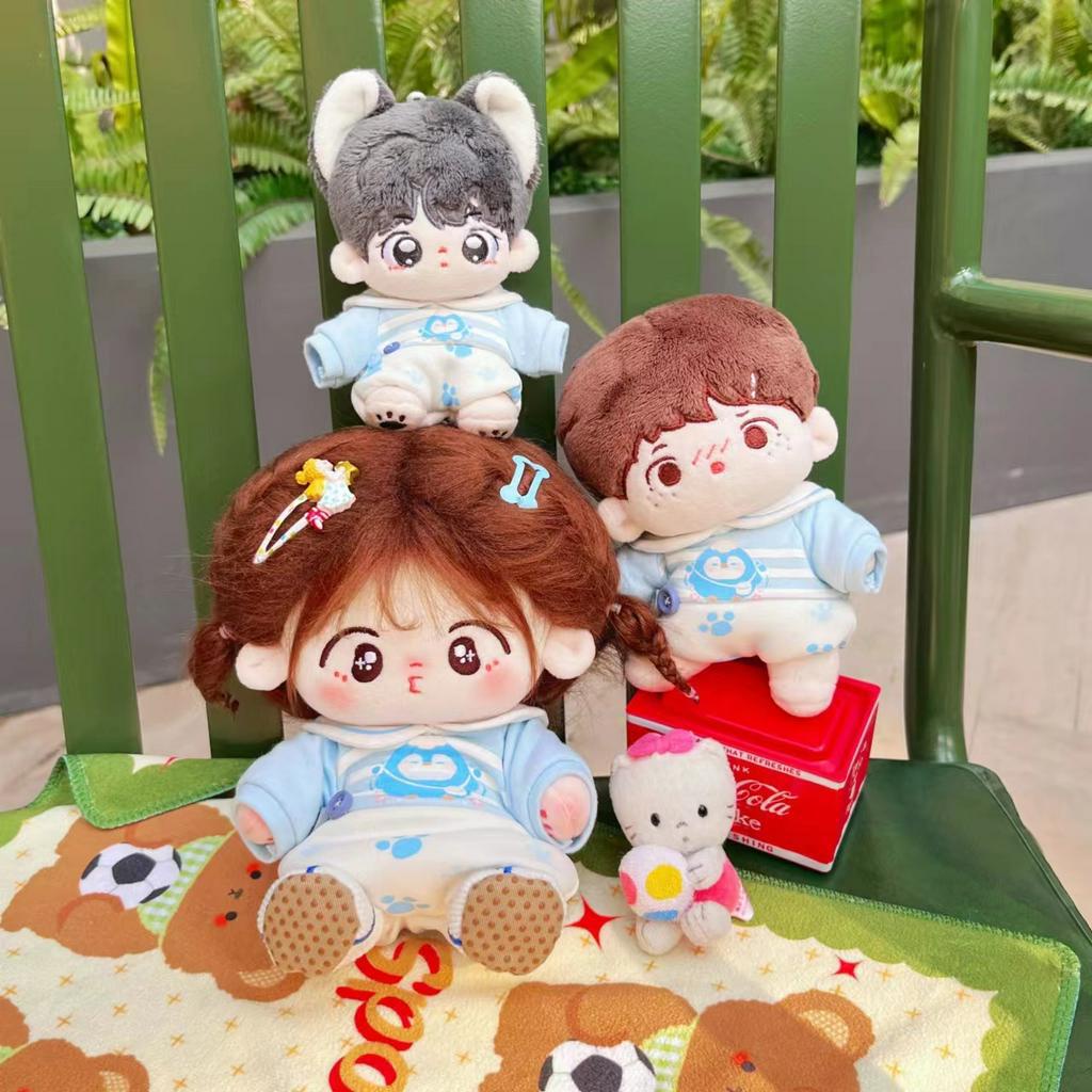 Bộ jump liền thân thú xinh cho bé doll 10cm 15cm 20cm