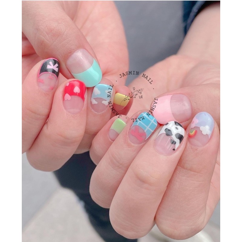 [NAIL BOX] nailbox móng úp thiết kế hàn quốc có làm theo yêu cầu