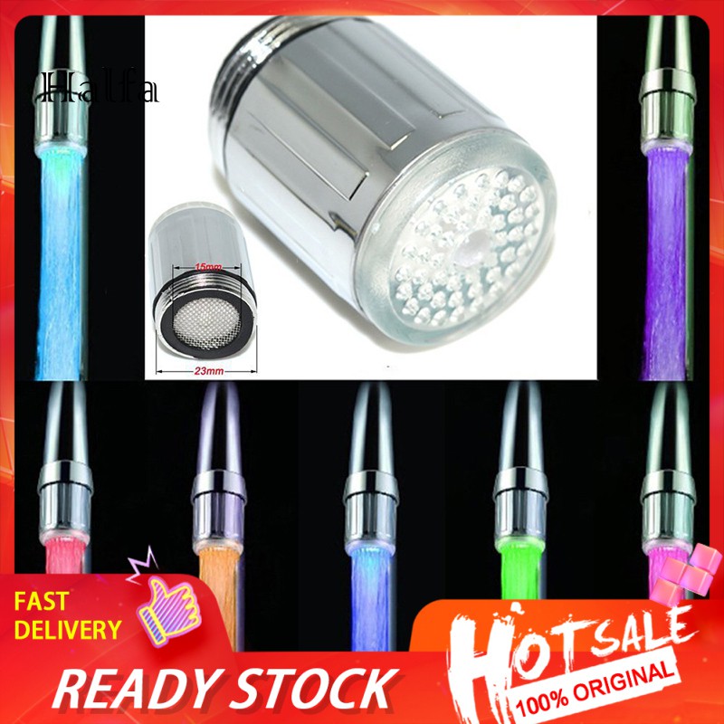 Đầu Gắn Vòi Nước Có Đèn Led Đổi Màu Theo Nhiệt Độ