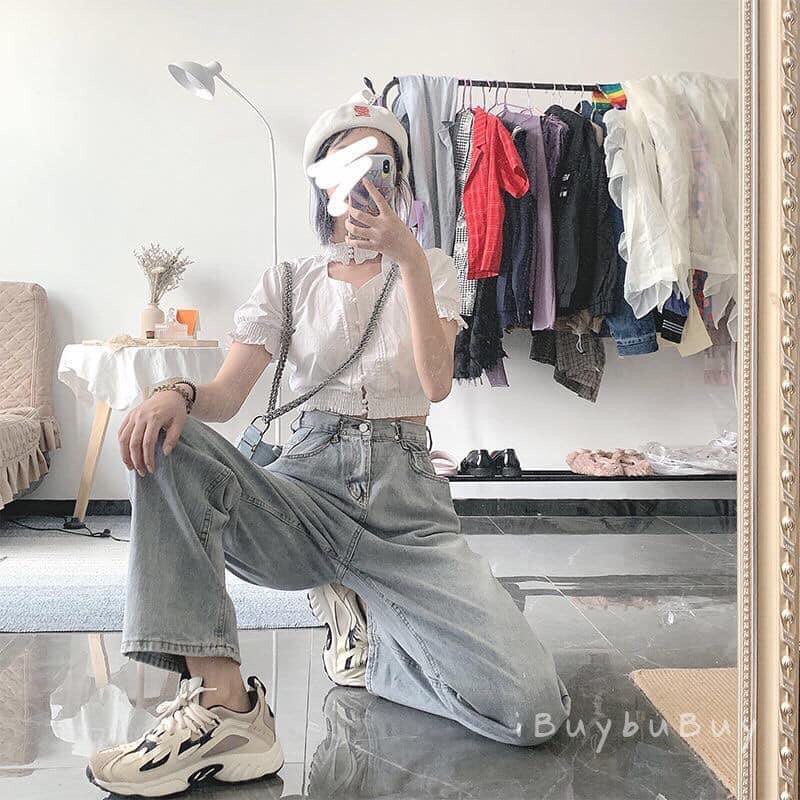 QUẦN JEANS GÀI NÚT