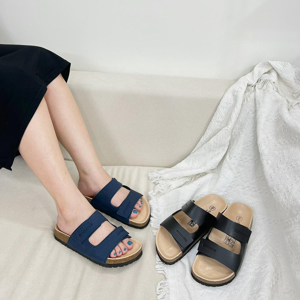 Dép nam đế trấu Bigsize 43 44 45 46 khổng lồ 2 quai ngang may viền Detaunisex
