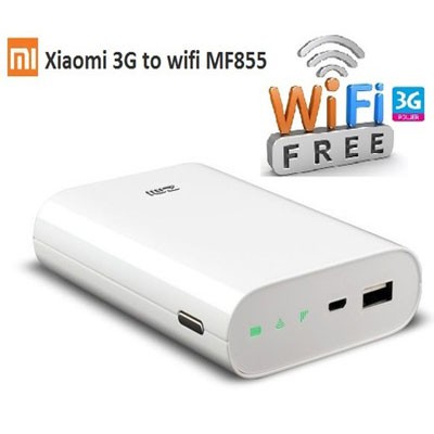 Bộ phát wifi di động 3G, 4G Xiaomi ZMI MF855 kiêm pin sạc dự phòng đa năng