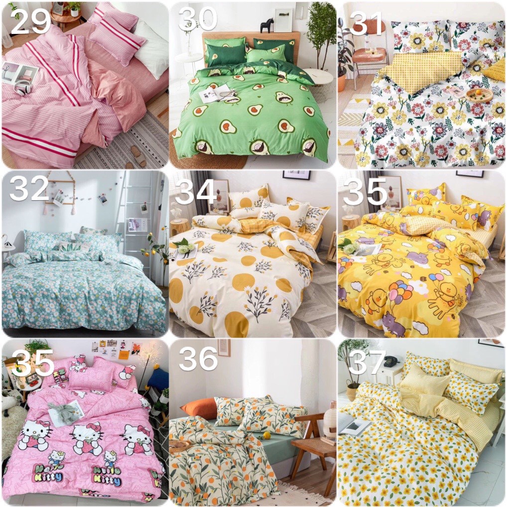 Bộ chăn ga poly cotton Emmidecor